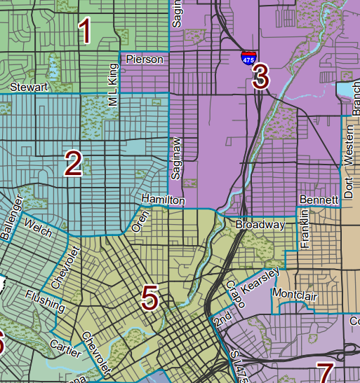 Five Proposed Flint Redistricting Maps To Be Considered By Flint Election Commission At 530 Pm 8651