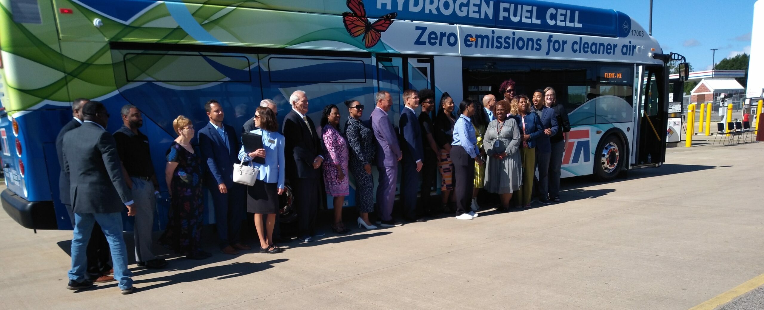 Flint Mta Unveils Two New Hydrogen Buses, Six Electric Vehicles 